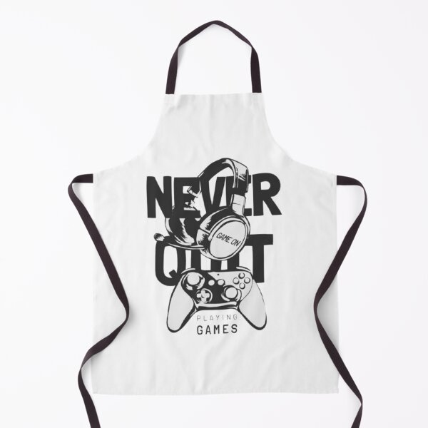 Item preview, Never Quit Playing Games Minimalist Gamer Controller Logo designed and sold by SarvynStudio.