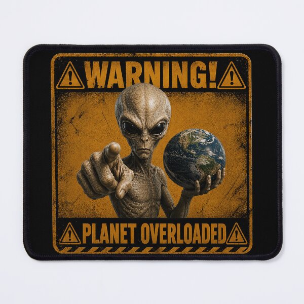 Item preview, SIGNS -  Warning! Planet Overloaded designed and sold by MetusArt.