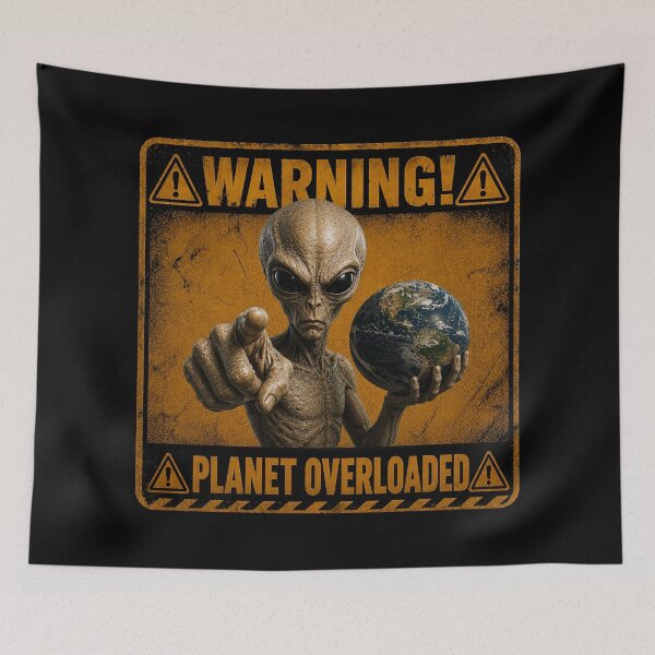 Item preview, SIGNS -  Warning! Planet Overloaded designed and sold by MetusArt.