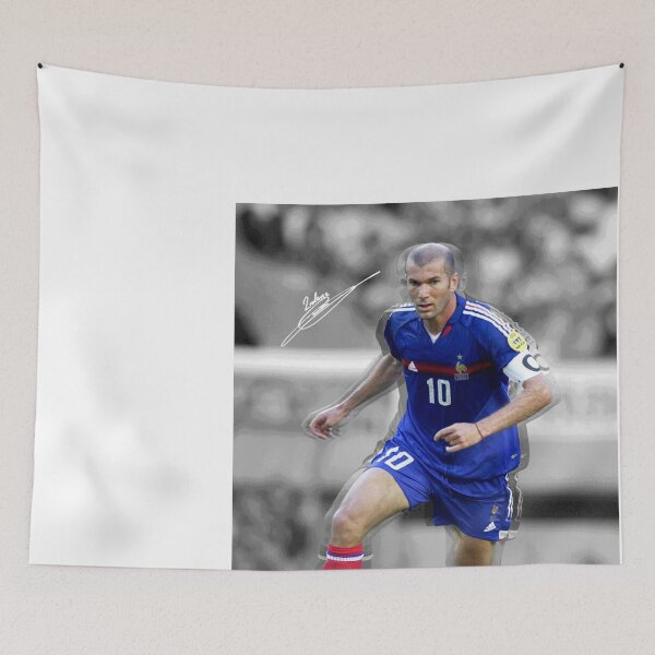 Item preview, Zinedine Zidane, Futbol, football, soccer designed and sold by BigBossHideout.