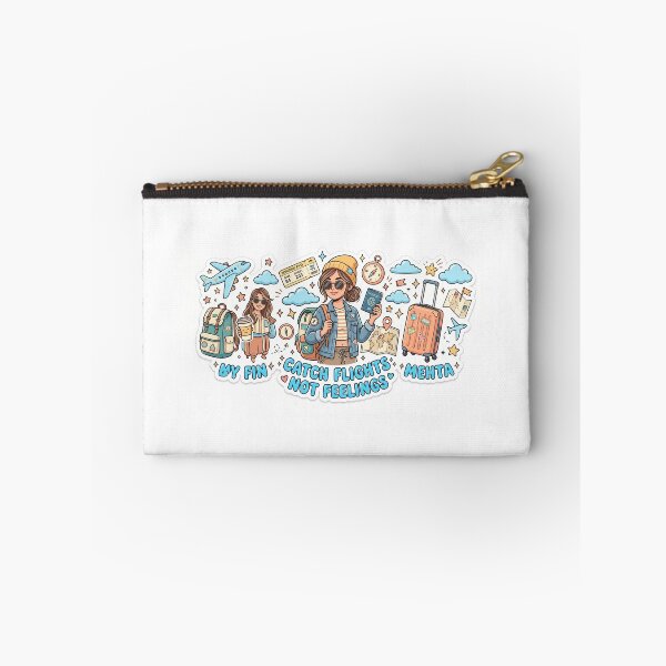 Item preview, Catch Flights Not Feelings Travel Design designed and sold by Tk-Arts200.