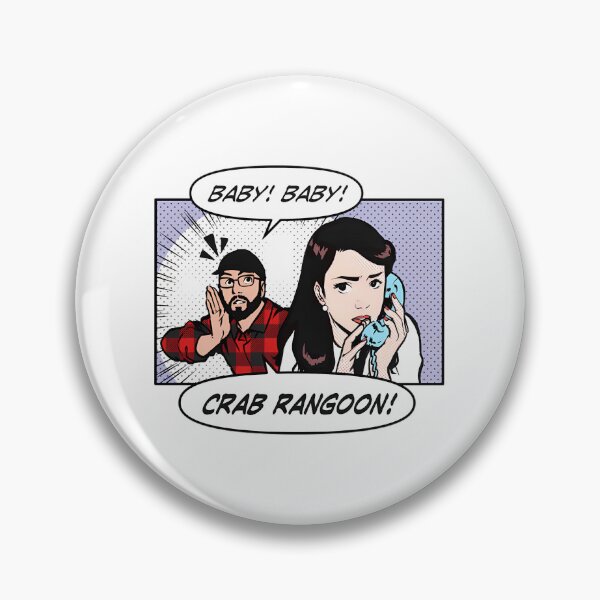 Item preview, Baby, Baby, Crab Rangoon! designed and sold by PeaceTypo.