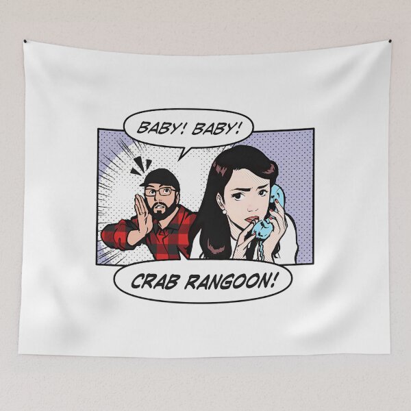 Item preview, Baby, Baby, Crab Rangoon! designed and sold by PeaceTypo.