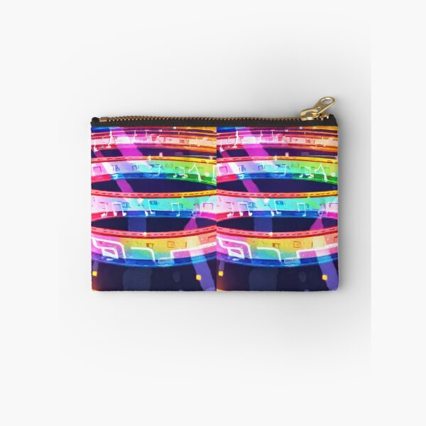 Item preview, Digital Art - Abstract Neon Composition, Color Harmony and Luminous Notes designed and sold by Reverso-Design.