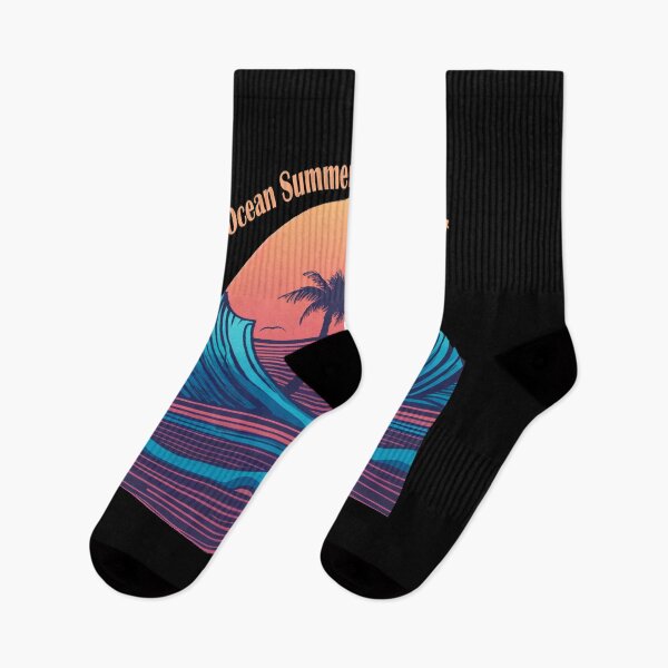 Item preview, Ocean Summer Beach Sticker – Tropical Sunset Aesthetic Design designed and sold by Artimax-Studio.