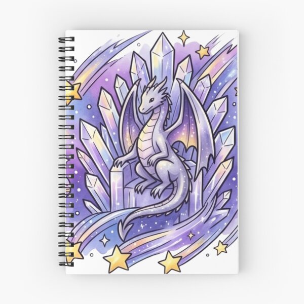 Item preview, Crystal Guardian Dragon | Celestial Fantasy Art | Cosmic Galaxy Dragon Illustration designed and sold by Cosmic Doodle Co..