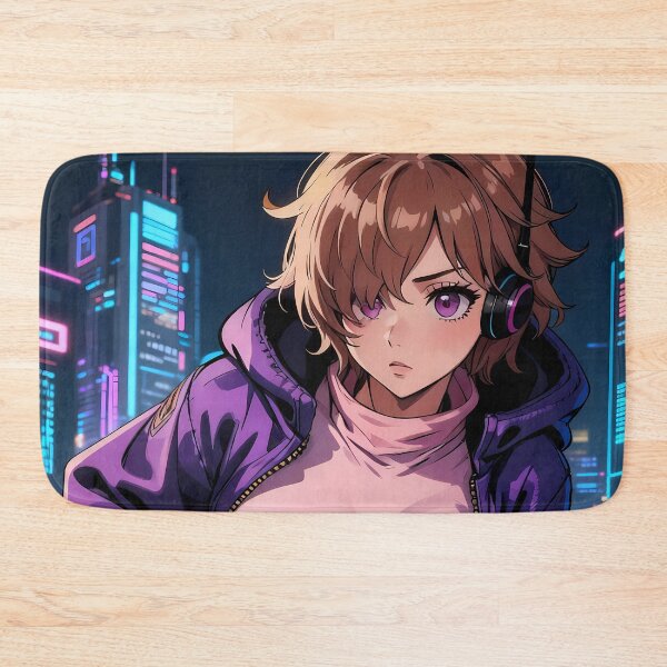 Item preview, Lilith Vegapunk One Piece Neon City Purple Jacket Mood designed and sold by bystudiolereve.