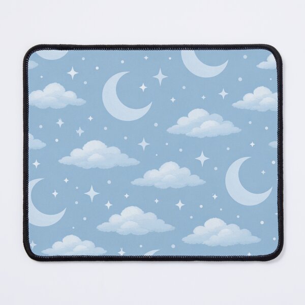 Item preview, Dreamy Pastel Sky Crescent Moon and Stars designed and sold by Owcomm.