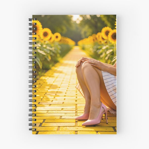 Item preview, Pink Stilettos on the Yellow Brick Road – Sunflower Fantasy Scene designed and sold by EmeraldeaDesign.