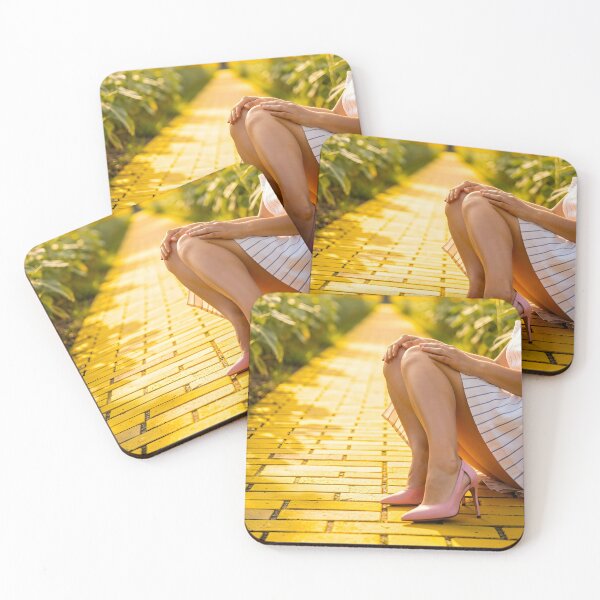 Item preview, Pink Stilettos on the Yellow Brick Road – Sunflower Fantasy Scene designed and sold by EmeraldeaDesign.