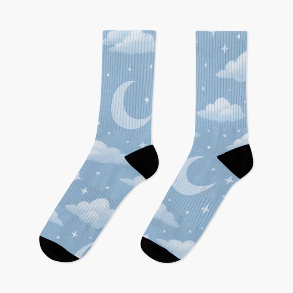Item preview, Dreamy Pastel Sky Crescent Moon and Stars designed and sold by Owcomm.