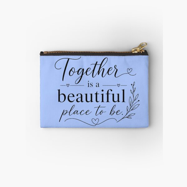 Item preview, Together Is A Beautiful Place To Be - Minimalist Romantic Typography designed and sold by Scro-Ciob-Shop.