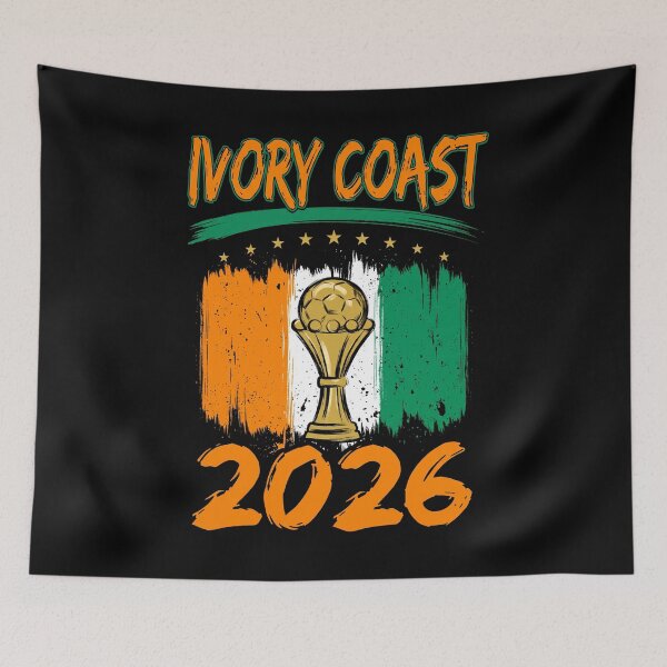 Item preview, Ivory Coast 2026 Soccer World Cup Fan designed and sold by SofenArt.