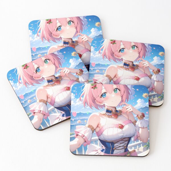 Item preview, Yui Princess Connect Seaside Smile With Pink Hair And Sunshine designed and sold by bystudiolereve.