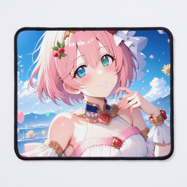 Item preview, Yui Princess Connect Seaside Smile With Pink Hair And Sunshine designed and sold by bystudiolereve.