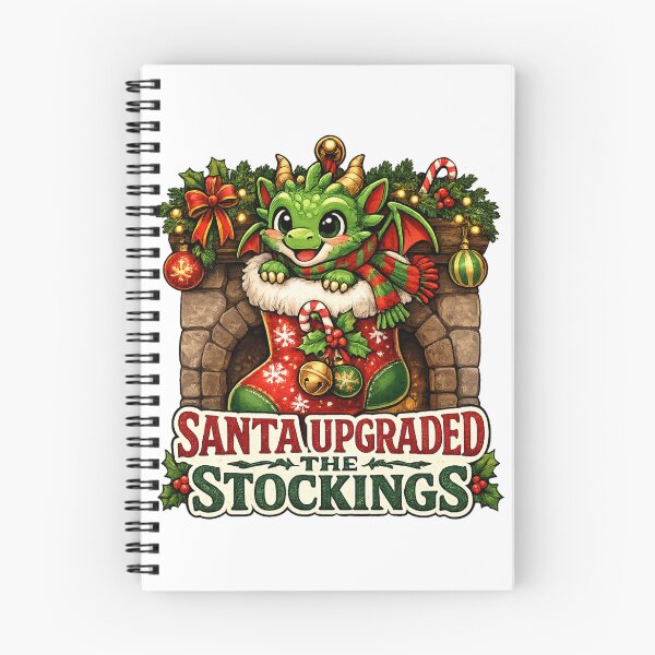 Item preview, Christmas - Santa Upgraded the Stockings designed and sold by ESSClothing.