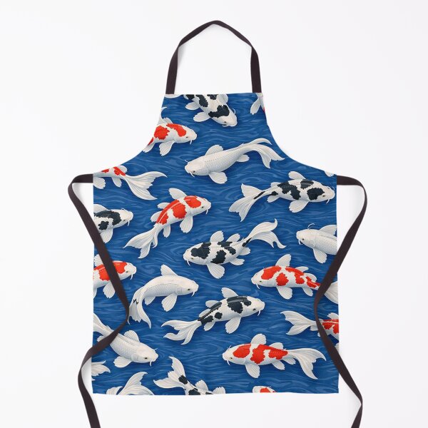 Item preview, Koi Fish Pattern Blue Pond designed and sold by Owcomm.