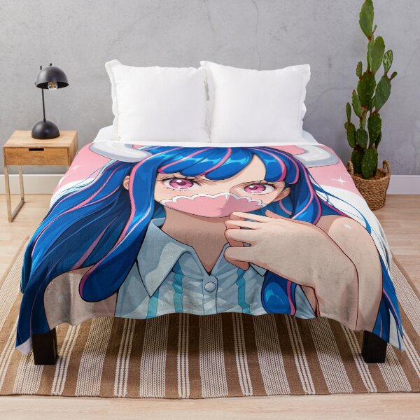 Aperçu de l'œuvre Look ultime de waifu à cornes sur fond rose One Piece créée et vendue par bystudiolereve.