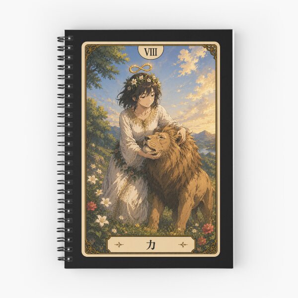 Item preview, Tarot card strength in anime style designed and sold by ProjecTees.