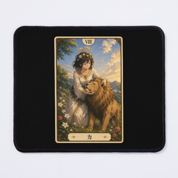 Item preview, Tarot card strength in anime style designed and sold by ProjecTees.