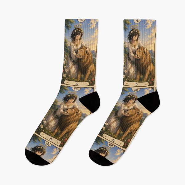 Item preview, Tarot card strength in anime style designed and sold by ProjecTees.