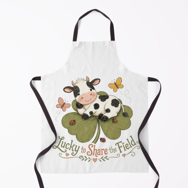 Item preview, Clover Companion - Cute Cow designed and sold by bapupa.
