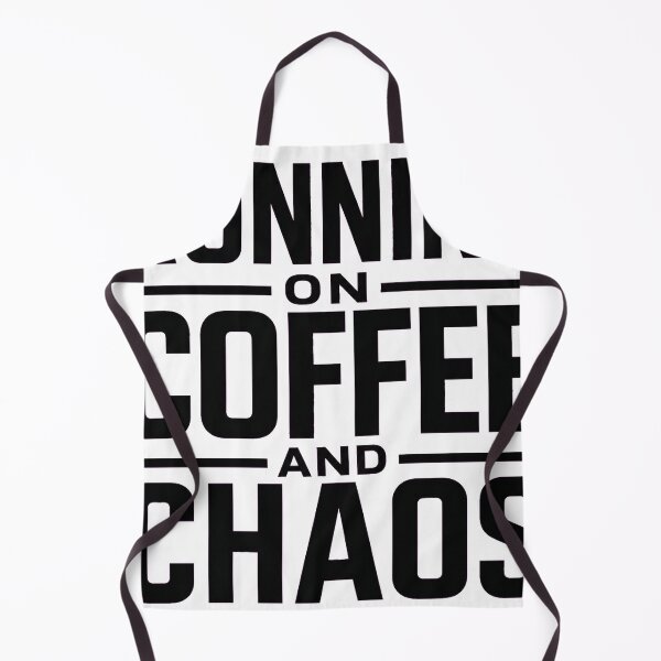 Item preview, RUNNING ON COFFEE AND CHAOS | Funny Coffee Lover Typography designed and sold by Ahmed Nedji.
