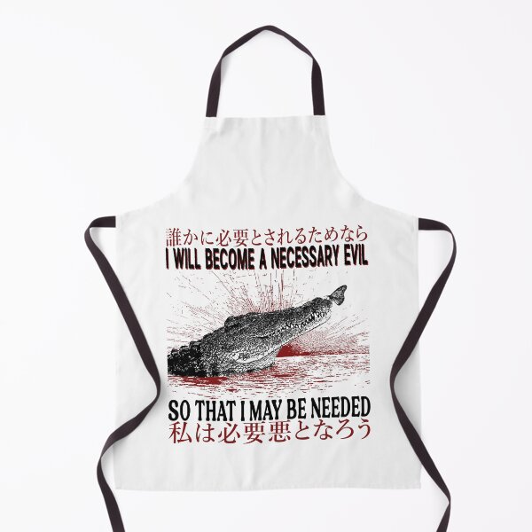 Item preview, I Will Become A Necessary Evil Crocodile designed and sold by VintageMedatsu.