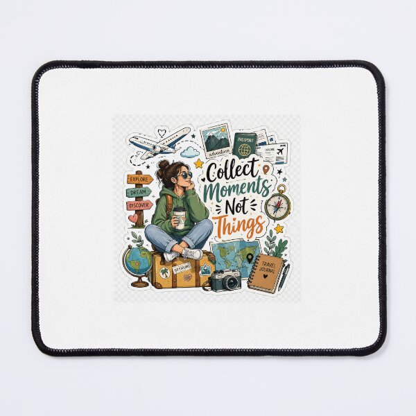 Item preview, Collect Moments Not Things Travel Art designed and sold by Tk-Arts200.