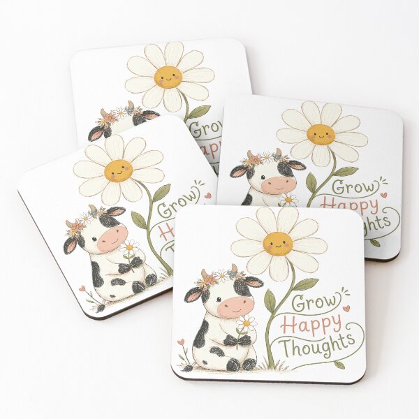 Item preview, Daisy Daydream - Cute Cow designed and sold by bapupa.