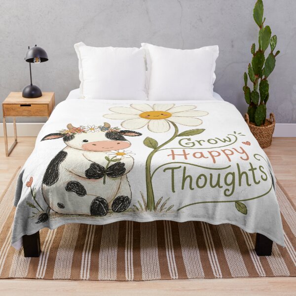 Item preview, Daisy Daydream - Cute Cow designed and sold by bapupa.