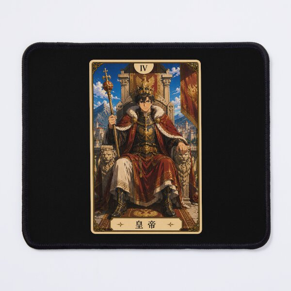 Item preview, Tarot card the emperor in anime style designed and sold by ProjecTees.