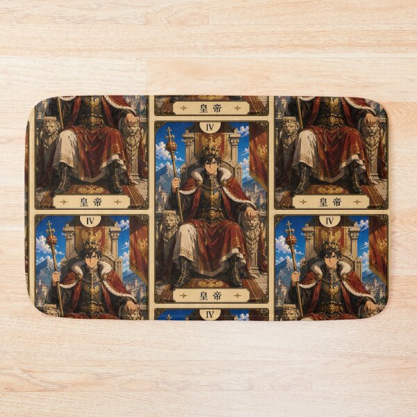 Item preview, Tarot card the emperor in anime style designed and sold by ProjecTees.