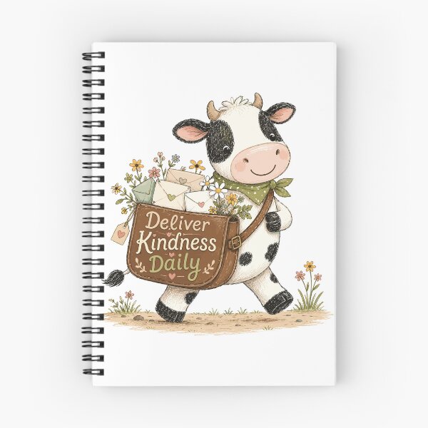 Item preview, Meadow Mail - Cute Cow designed and sold by bapupa.
