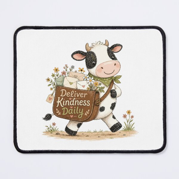 Item preview, Meadow Mail - Cute Cow designed and sold by bapupa.