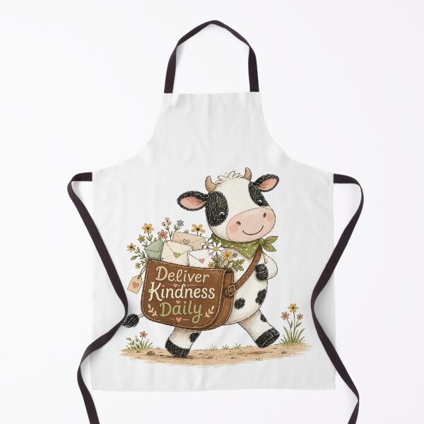 Item preview, Meadow Mail - Cute Cow designed and sold by bapupa.