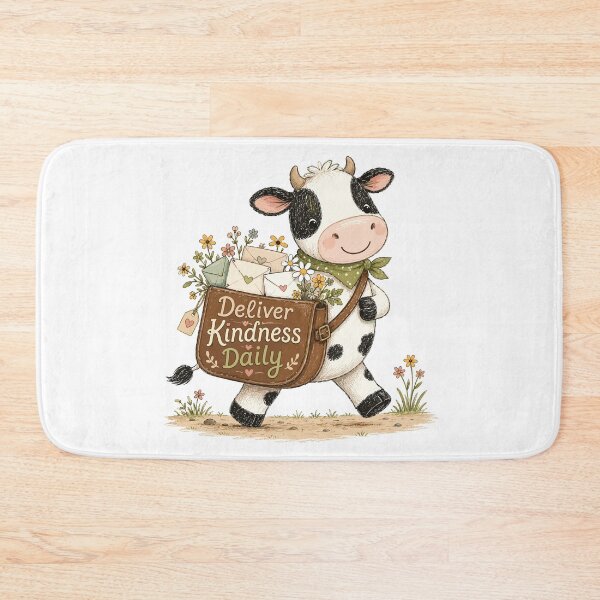 Item preview, Meadow Mail - Cute Cow designed and sold by bapupa.