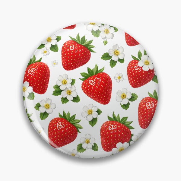 Item preview, Sweet Strawberry Floral Pattern designed and sold by Owcomm.