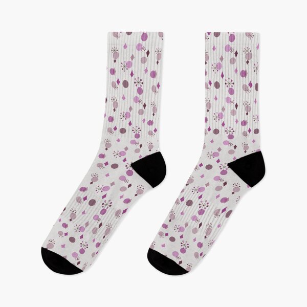 Artikelvorschau, Muster im Stil der 50er Jahre in Mauve entworfen und verkauft von JaygiesDesign.