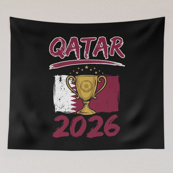 Item preview, Qatar 2026 Football World Cup Fan designed and sold by SofenArt.