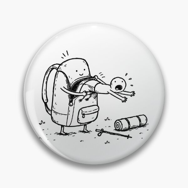 Item preview, Backpack Hug Funny Hiking Camping Backpacker Outdoor Humor Design  designed and sold by MonkiFlipp.