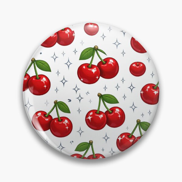Item preview, Shiny Red Cherries Pattern designed and sold by Owcomm.