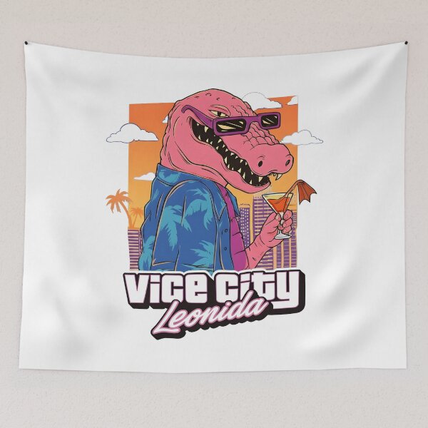 Item preview, Vice 6 Leonida VI Game Poster designed and sold by AmerieAbi.