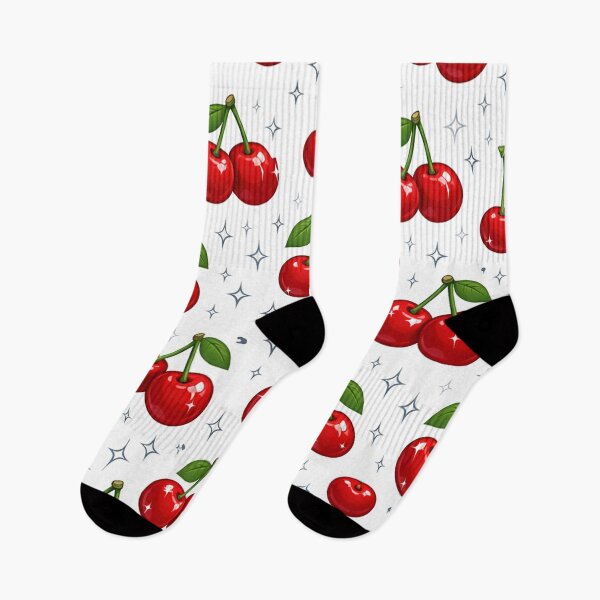 Item preview, Shiny Red Cherries Pattern designed and sold by Owcomm.