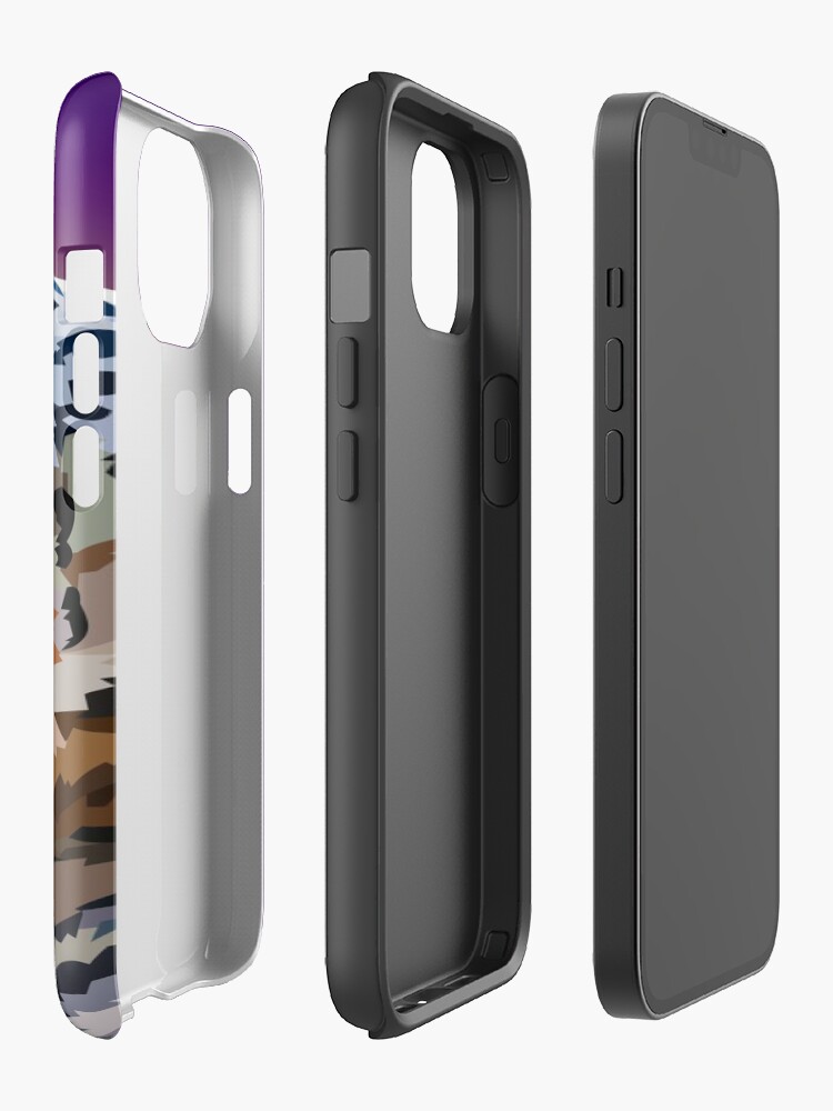 Alternate view of Snow Leopard iPhone Case