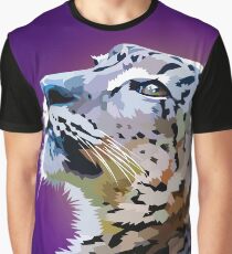 Snow Leopard Graphic T-Shirt