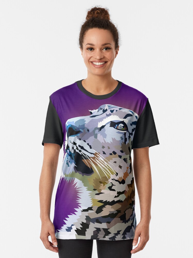 Alternate view of Snow Leopard Graphic T-Shirt