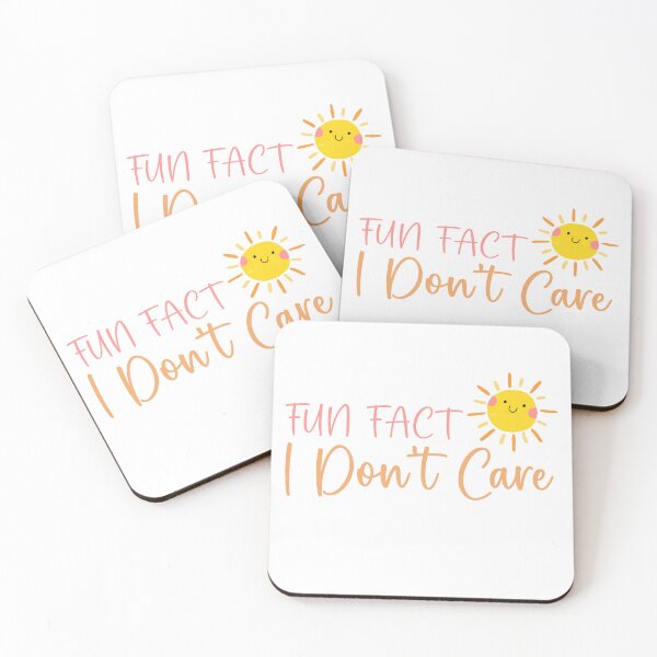 Item preview, Fun Fact - I Don't Care designed and sold by Usagi-Kun.