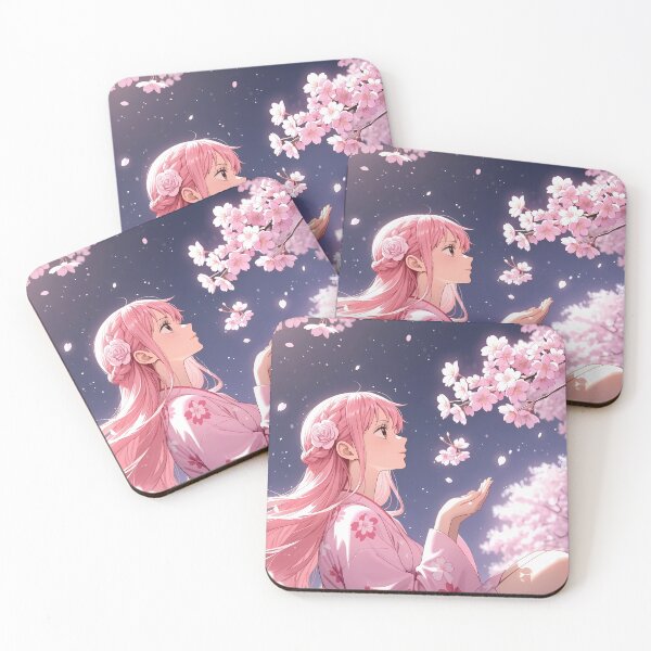 Item preview, Rebecca One Piece Night Sakura Kimono Petal Dream designed and sold by bystudiolereve.