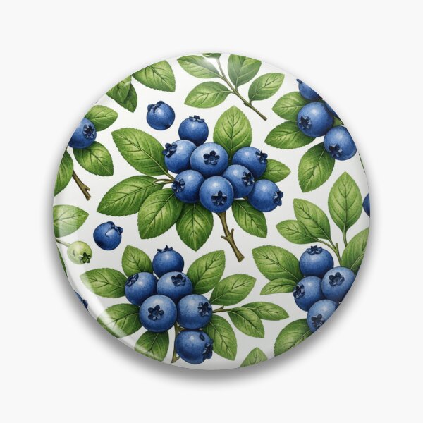 Item preview, Blueberry Botanical Pattern designed and sold by Owcomm.